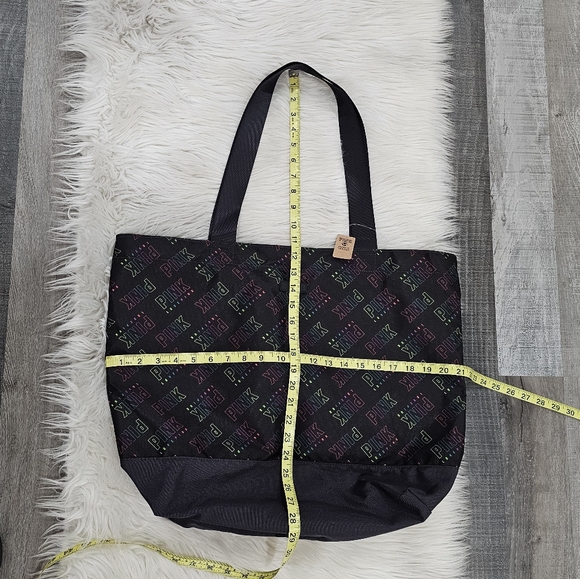 Pink victoria's secret black weekender large tote - Picture 3 of 7